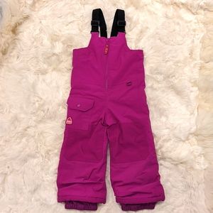 Burton Kids Minishred Maven Bib Snowpants - Pink Size 3T